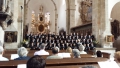 Stadtsingechor zu Halle bei einer Motette im Dom zu Merseburg