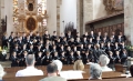 Stadtsingechor zu Halle bei einer Motette im Dom zu Merseburg