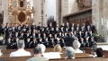 Stadtsingechor zu Halle bei einer Motette im Dom zu Merseburg