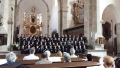 Stadtsingechor zu Halle bei einer Motette im Dom zu Merseburg